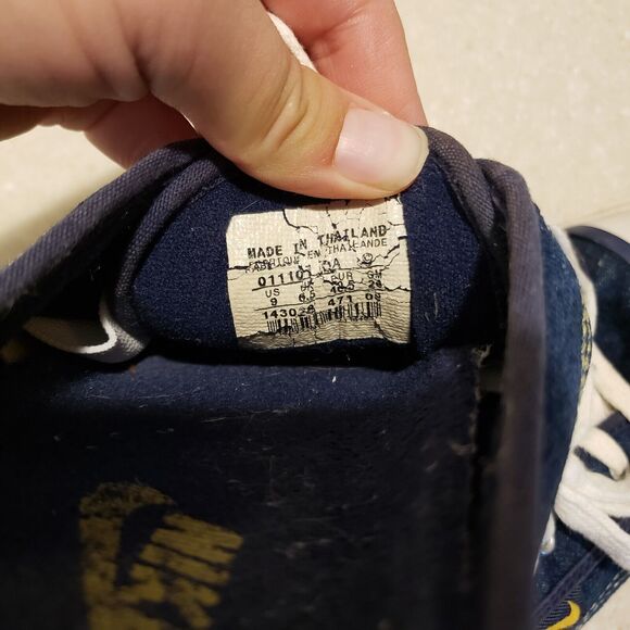 Nike Vintage 90s Y2K 9 Denim Slides Slip On Shoes Platform Women's Havoc Mules - Picture 9 of 9